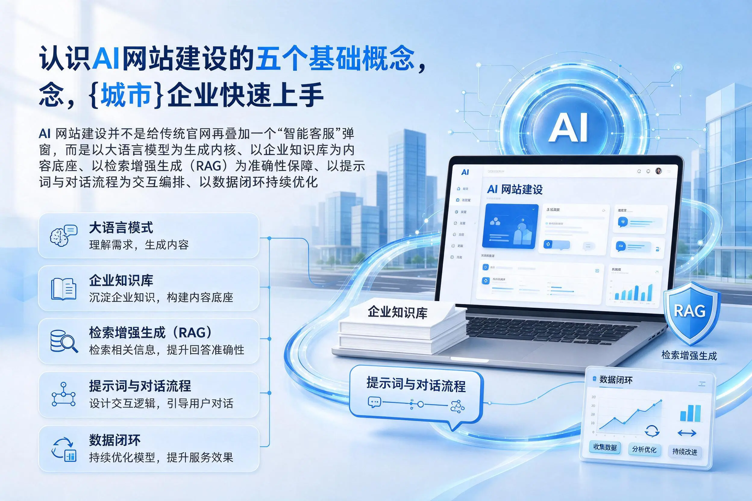 认识AI网站建设的五个基础概念，攀枝花企业快速上手