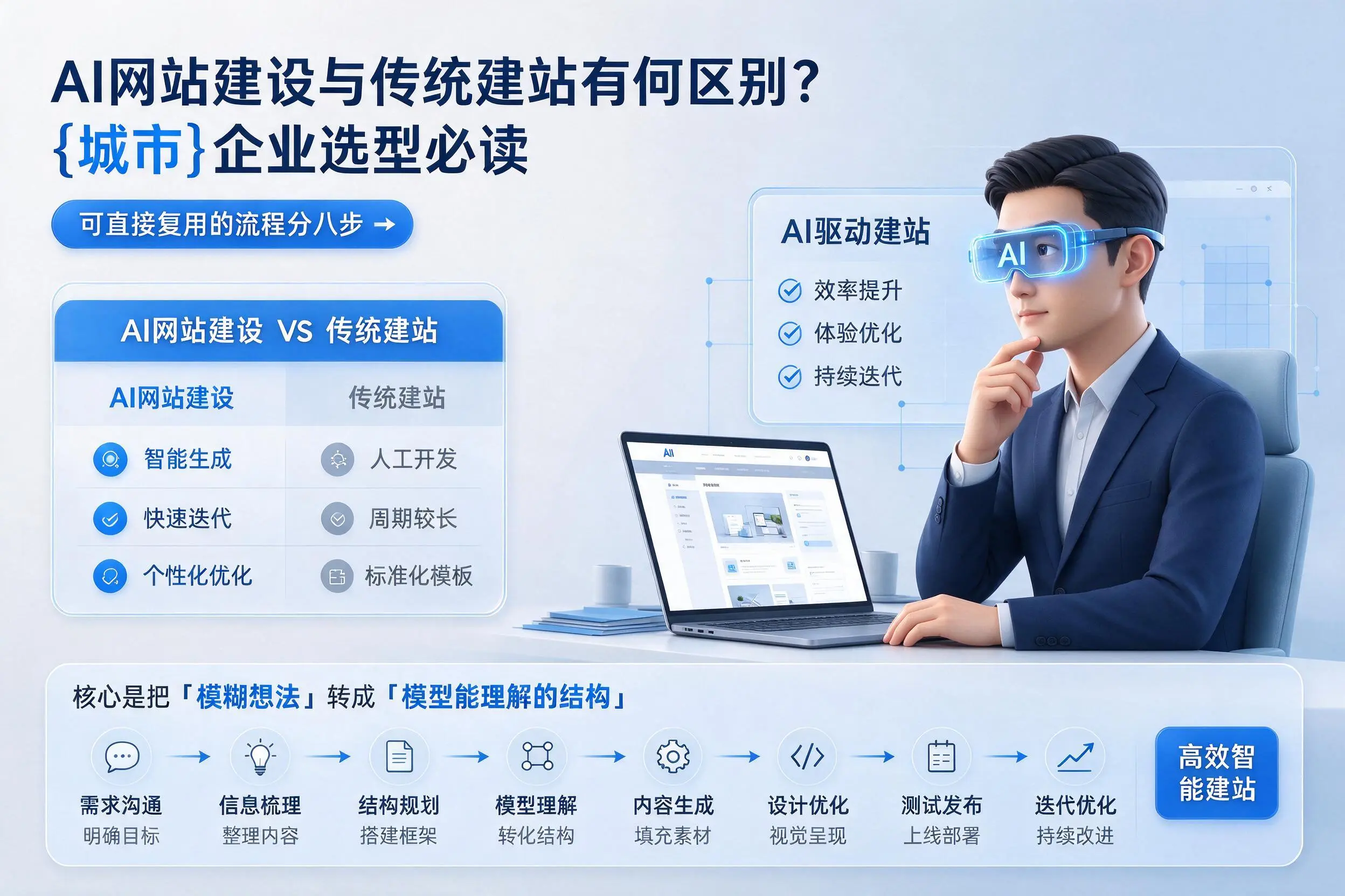 AI网站建设与传统建站有何区别？攀枝花企业选型必读