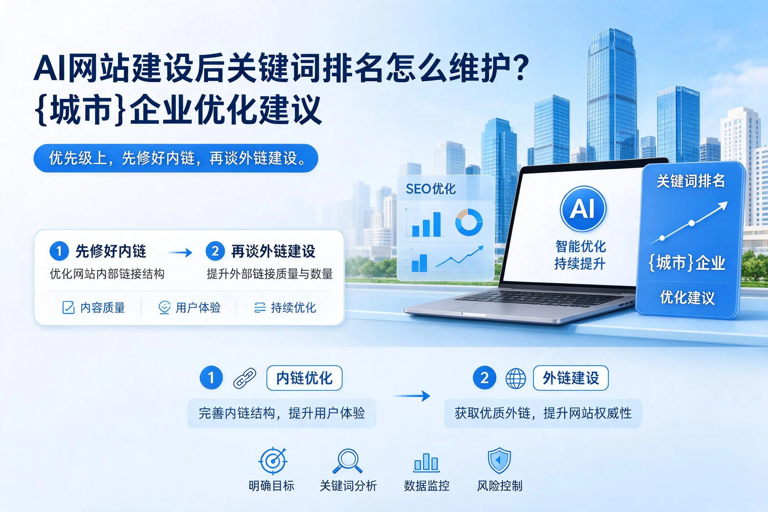 AI网站建设后关键词排名怎么维护？攀枝花企业优化建议